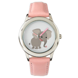 Cute Laughing Cartoon Elephant Watch