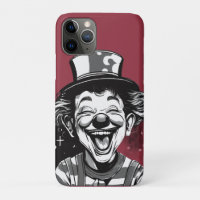 Cute Laughing Clown Logo for Kids