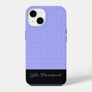 Cute Lavender Blue and Elegant iPhone 14 Case