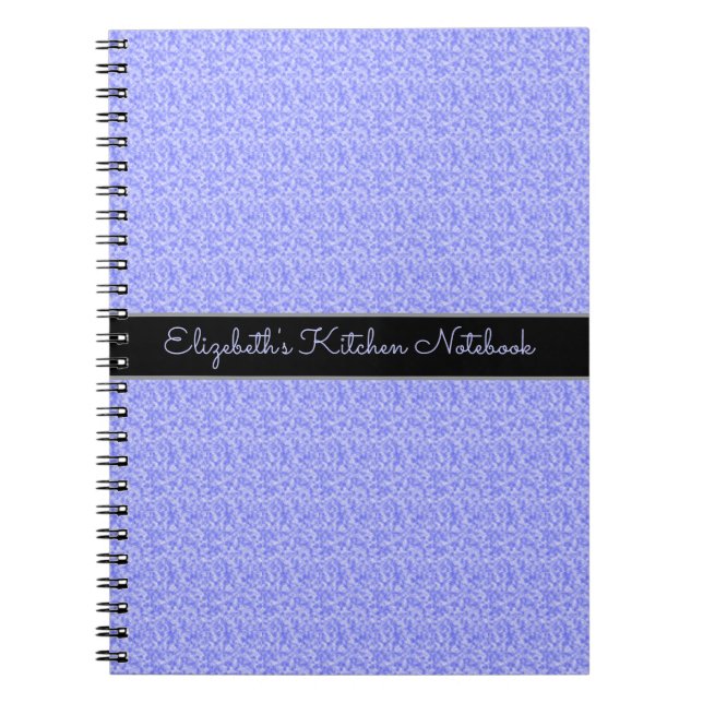 Cute Lavender blue Notebook (Front)