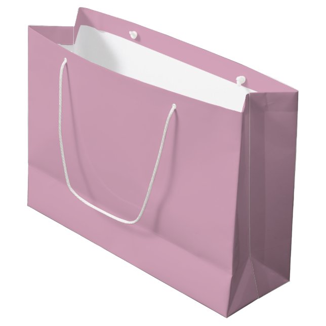 Cute Lavender Pink Large Gift Bag (Front Angled)