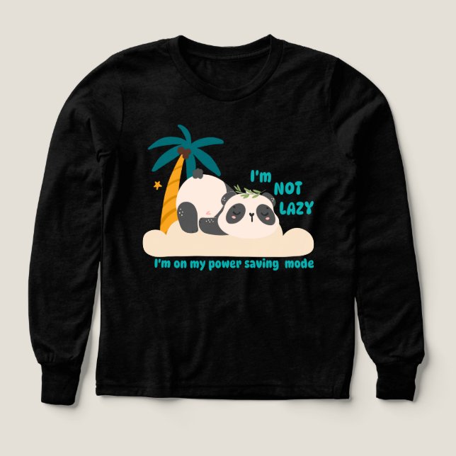 Cute lazy panda (Design Front)