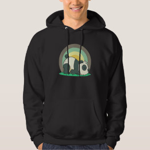 Cute Lazy Panda Bear Zoo Animal Wildlife Sleeping Hoodie