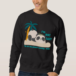 Cute lazy panda sweatshirt