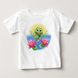 Cute Leapfrog Ruffle T shirt birthday personalised