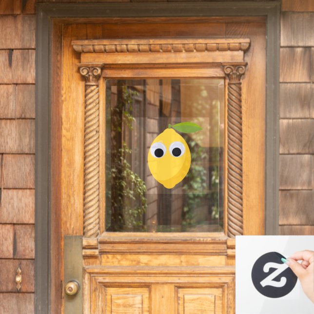Cute Lemon Character with Googly Eyes  (Home Door)