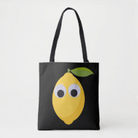 Cute Lemon Character with Googly Eyes 