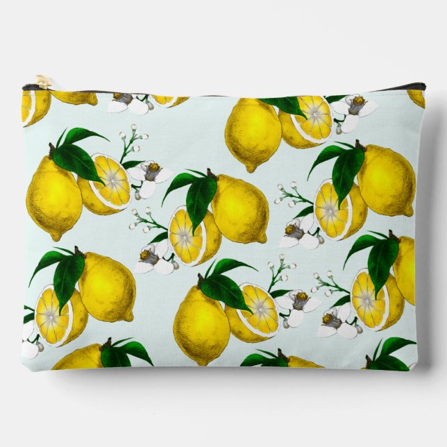 Cute Lemon Cosmetic Bag (Front)