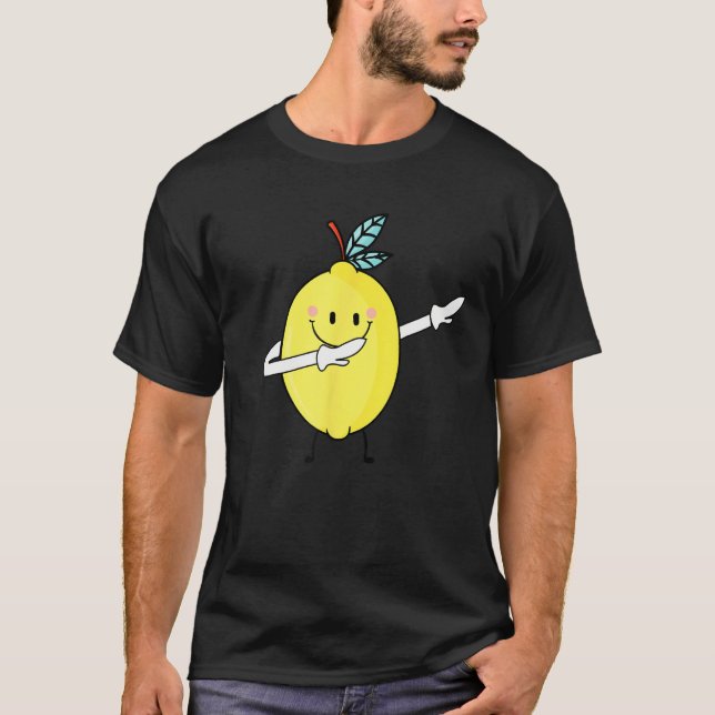 Cute Lemon Dabbing Lemon Summer Lemonade Men women T-Shirt (Front)