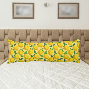 Cute lemon fruit summertime  body cushion