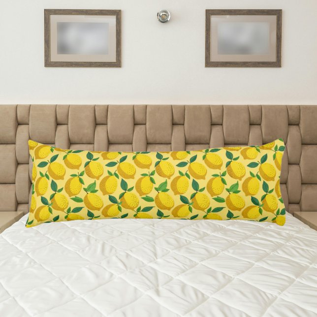 Cute lemon fruit summertime  body cushion (Creator Uploaded)