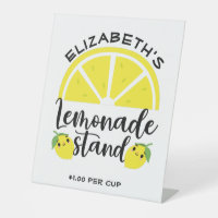 Cute Lemon Lemonade Stand Garden Flag