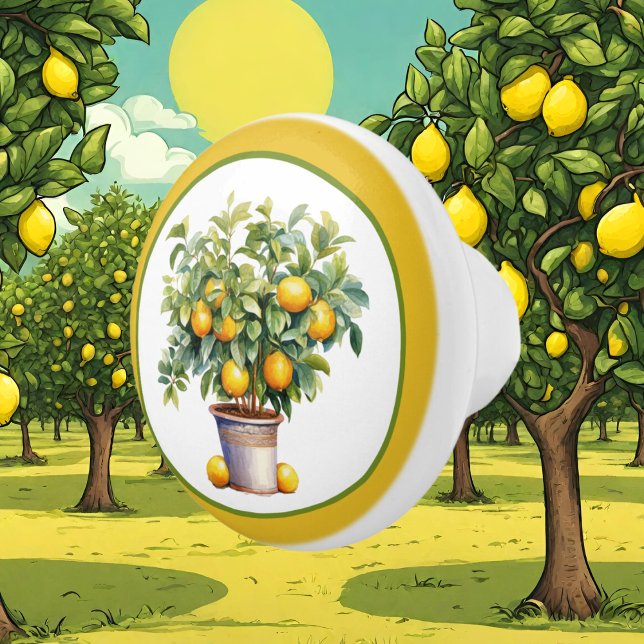 Cute lemon lovers kitchen  ceramic knob (Creator Uploaded)