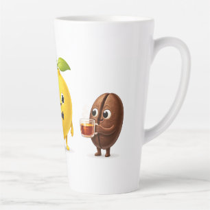 Cute Lemon Tea Friends – 17oz Latte Mug