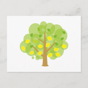 Cute Lemon Tree Postcard