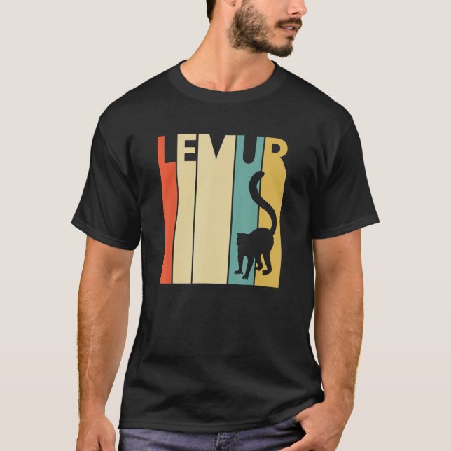 Cute Lemur Animal T-Shirt (Front)