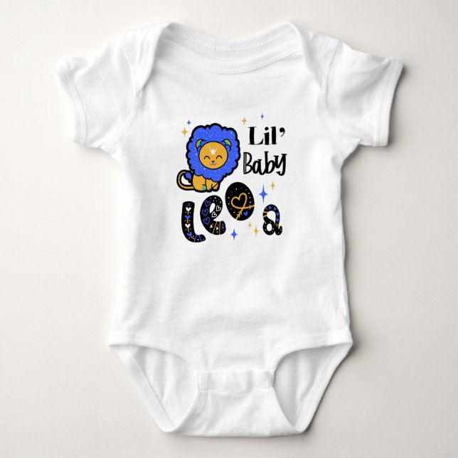 cute Leo little lion  Baby Bodysuit (Front)