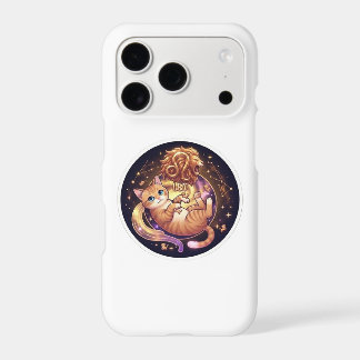 Cute Leo Zodiac Cat Space Galaxy Stars