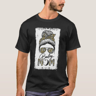 Cute Leopard Bowling Mum Mama Sport  Mother's Day  T-Shirt