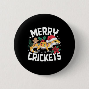Cute Leopard Gecko Christmas Pun  6 Cm Round Badge