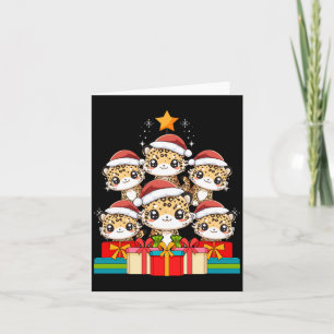 Cute Leopard Gecko Le Lizard Christmas Tree Xmas H Card
