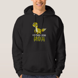 Cute Leopard Gecko Mum Reptile Gecko Animal Leopar Hoodie