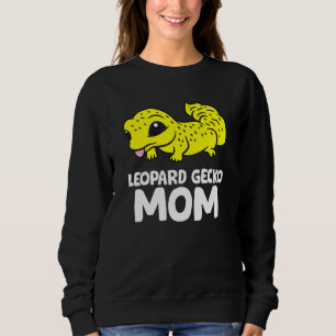 Cute Leopard Gecko Mum Reptile Gecko Animal Leopar Sweatshirt