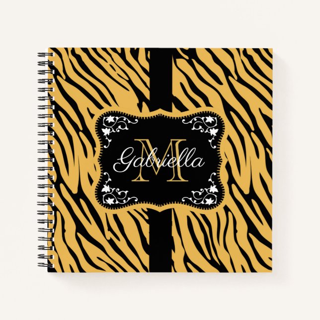 Cute Leopard Print Notebook (Front)