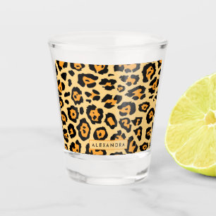 Cute Leopard Print Shot Glass