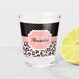 Cute Leopard Print Shot Glass