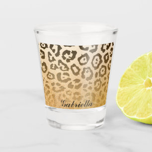 Cute Leopard Print Shot Glass