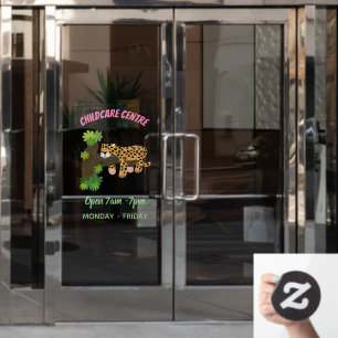 Cute leopard sleeping in tree cartoon illustration