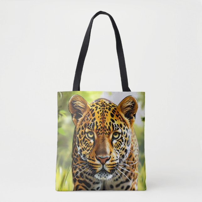 Cute Leopard Tote Bag (Front)