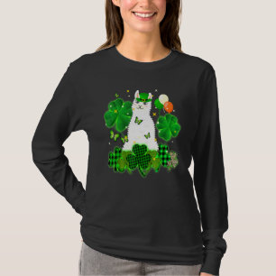 Cute Leprechaun Llama Leopard Plaid Shamrocks Patr T-Shirt