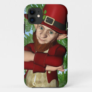 Cute Leprechaun Shamrock Irish Folklore Art Case-Mate iPhone Case
