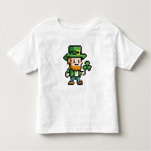 Cute Leprechaun Shamrock Lucky St. Patrick's Day Toddler T-Shirt