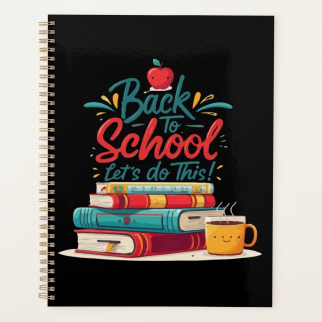 Cute "Let's Do This" Back to School Motivational  Planner (Front)