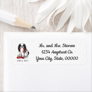 Cute Let's Go! Japanese Chin Dog (black & white 1)