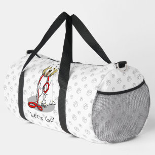 Cute Let's Go! Walk Clumber Spaniel Dog (lemon 1) Duffle Bag