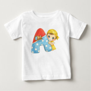 Cute Letter A with Baby T-Shirt