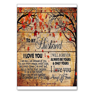 Cute Letter To Husband Lovely Holiday Gift Table Number