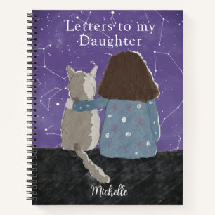 Cute Letters To My Daughter Keepsake Notebook
