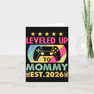 Cute Leveled Up To Mommy 2026 Awesome Promoted To  Card