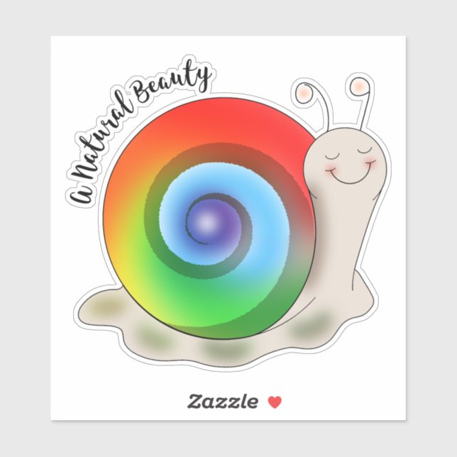Cute Lgbt Pride Snail  (Sheet)