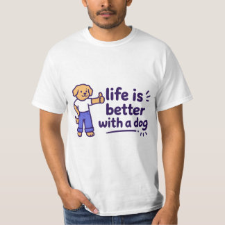 ​Cute Life Is Better With A Dog Shirt | Funny Pet 