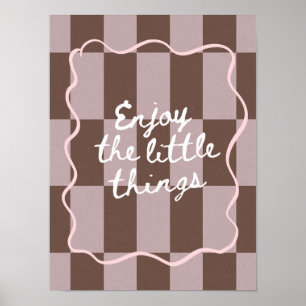 Cute life quote cafe kitchen wall poster