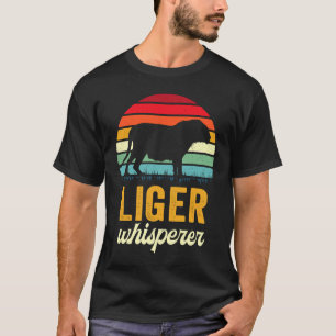 Cute Liger Zookeeper Girls Womes  Lion Tiger Big C T-Shirt