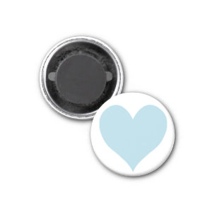Cute Light Blue Heart Magnet