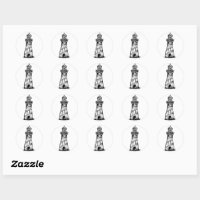 Cute lighthouse planner stickers