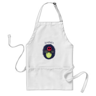Cute lightning bug firefly cartoon illustration standard apron